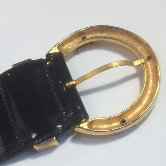 Paloma Picasso Wide Patent Leather Belt - Italy main image 11